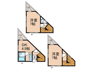 杉浦貸家の物件間取画像